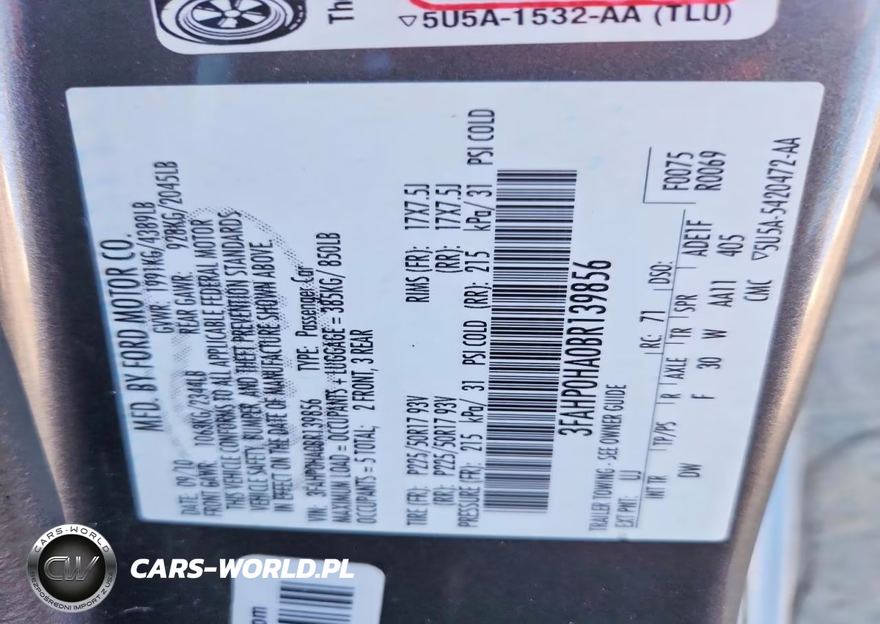 2011 Ford Fusion Se VIN:3FAHP0HA0BR139856 - 13