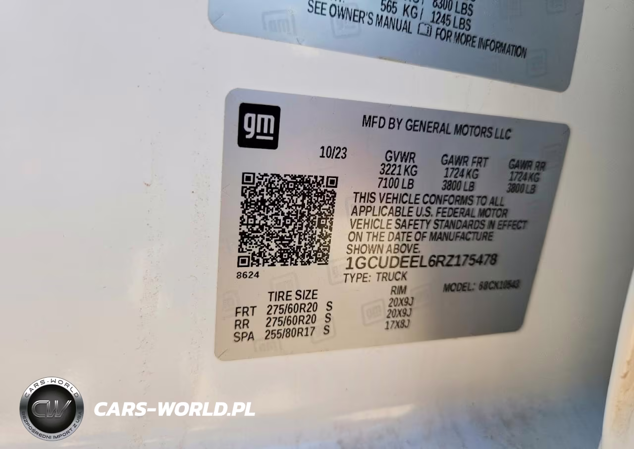2024 Chevrolet Silverado K1500 Rst VIN:1GCUDEEL6RZ175478 - 12