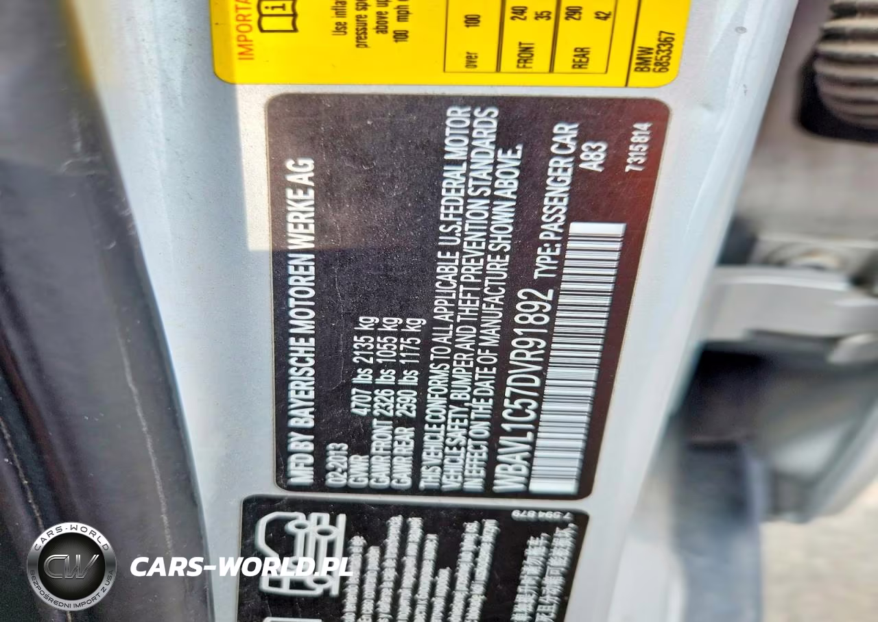 2013 BMW X1 xDrive28I VIN:WBAVL1C57DVR91892 - 13