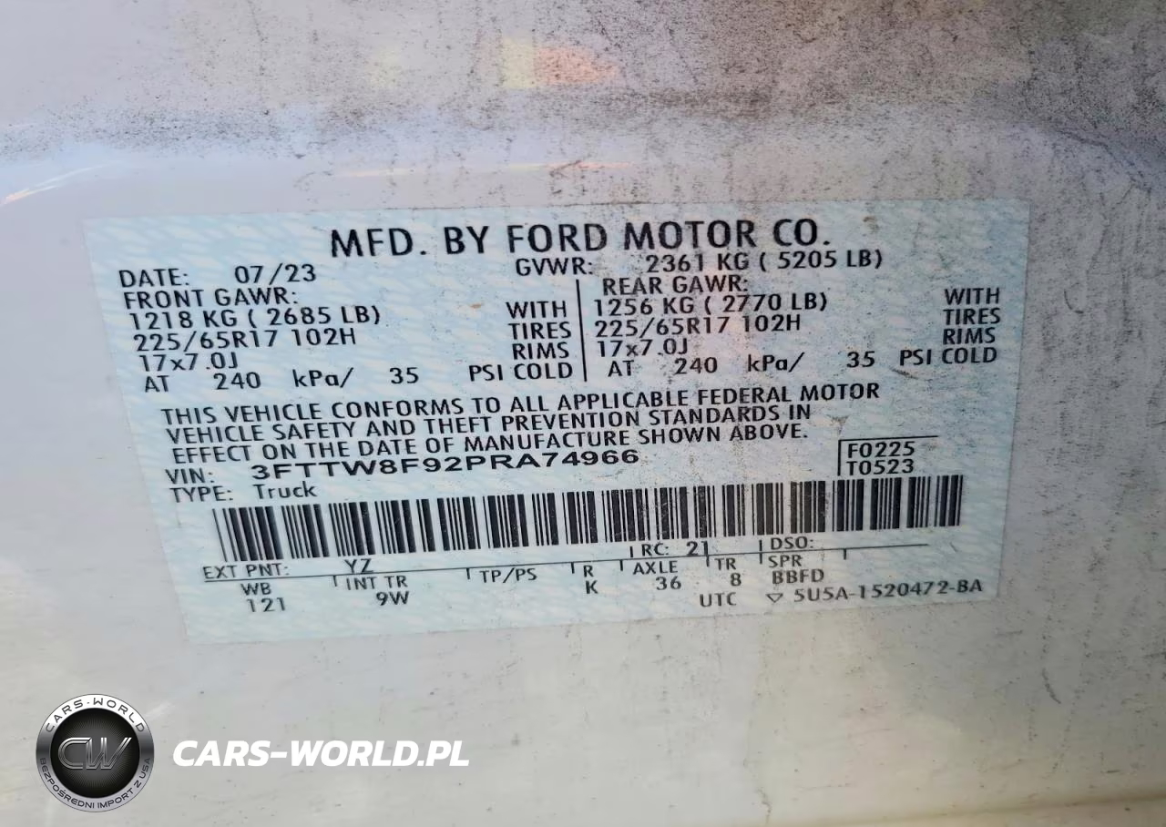 2023 Ford Maverick Xl VIN:3FTTW8F92PRA74966 - 12