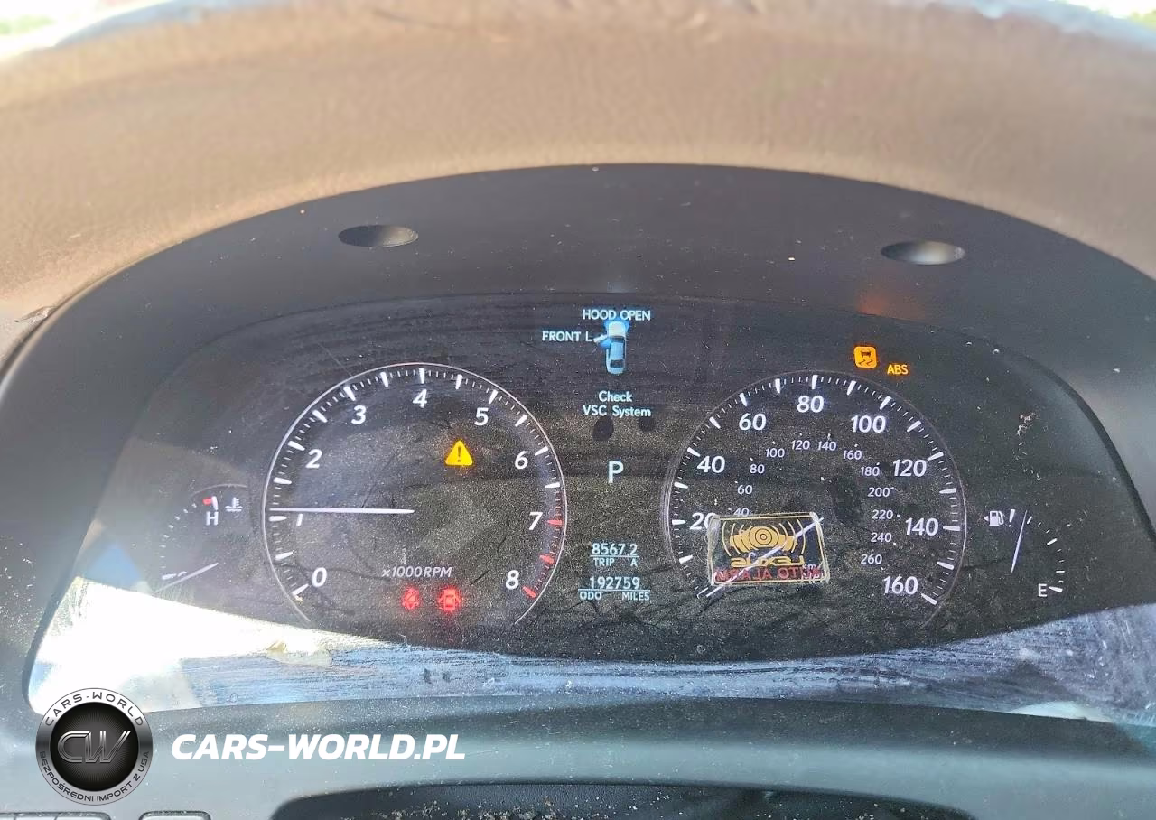 2007 Lexus Ls 460 VIN:JTHBL46F975031777 - 9