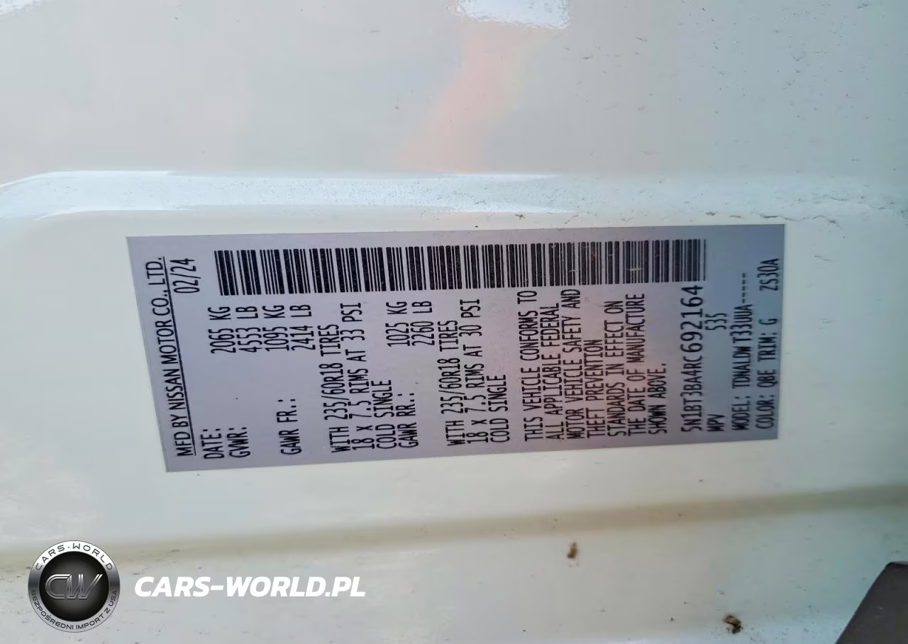 2024 Nissan Rogue Sv VIN:5N1BT3BA4RC692164 - 13