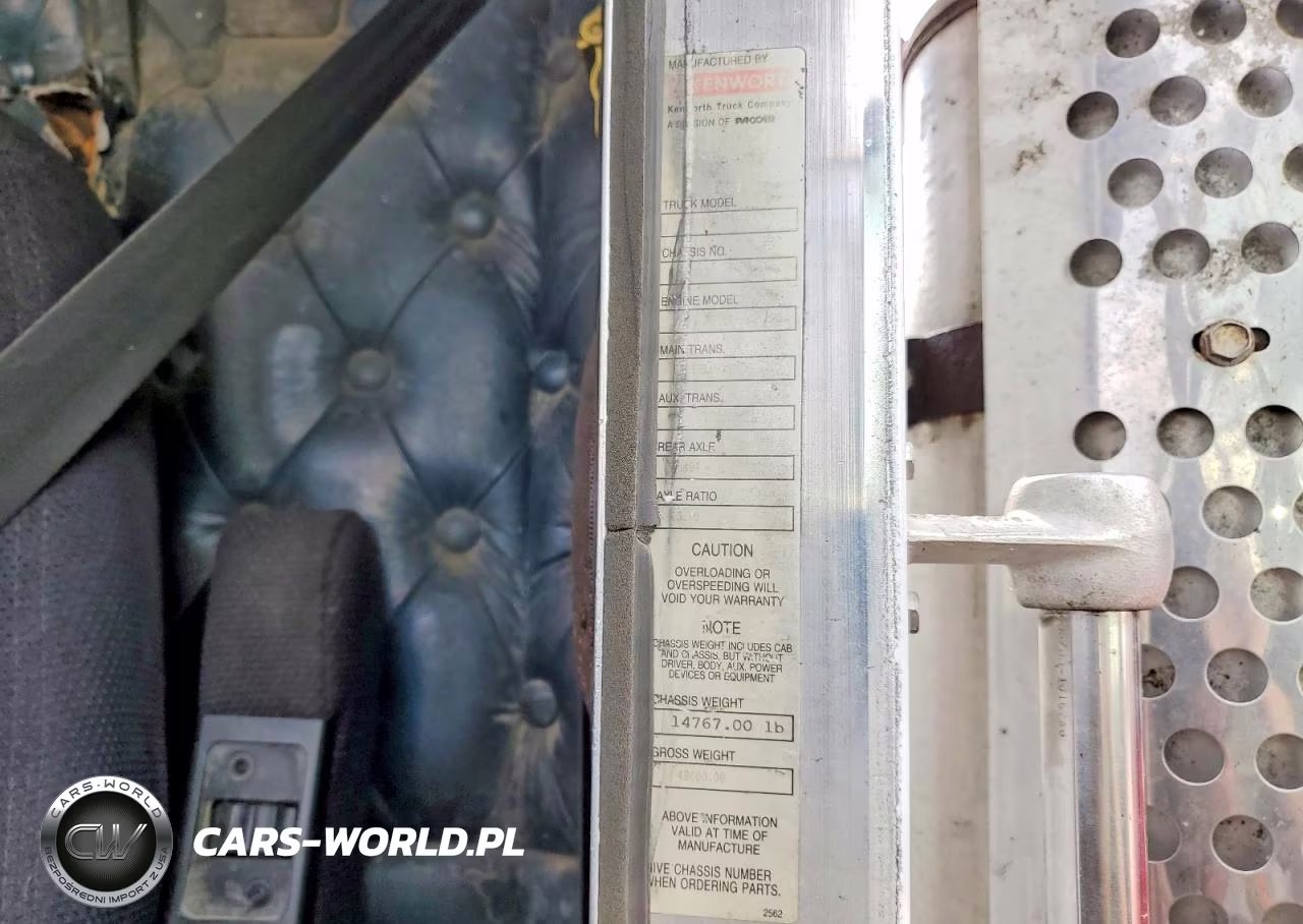 2001 Kenworth Semi Truck VIN:IA046566 - 12