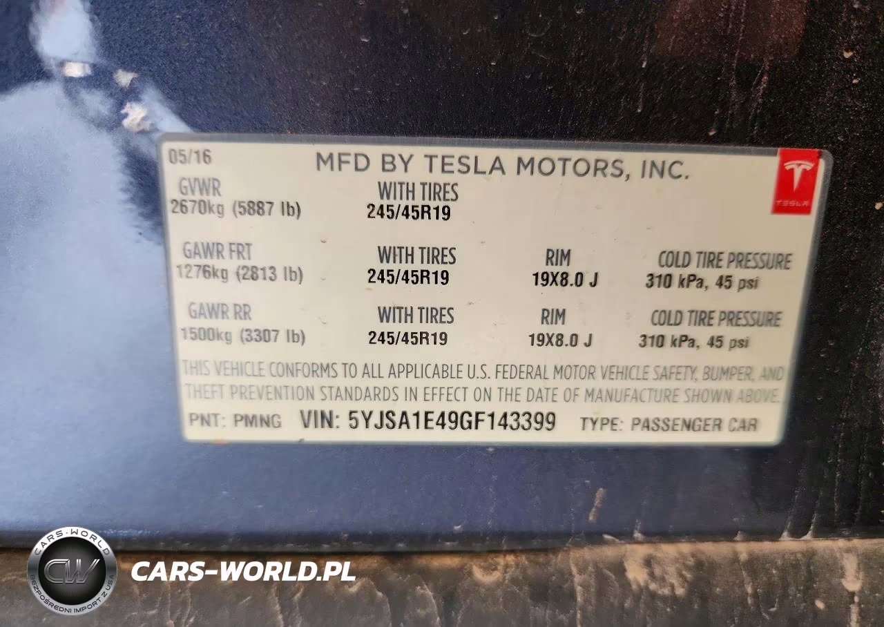 2016 Tesla Model S VIN:5YJSA1E49GF143399 - 13