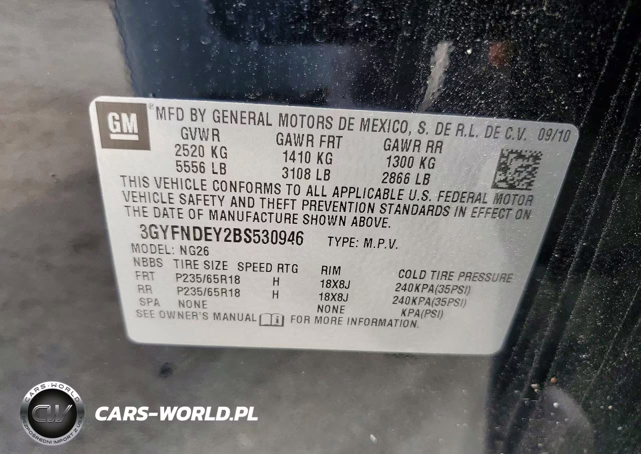 2011 Cadillac Srx Luxury Collection VIN:3GYFNDEY2BS530946 - 13