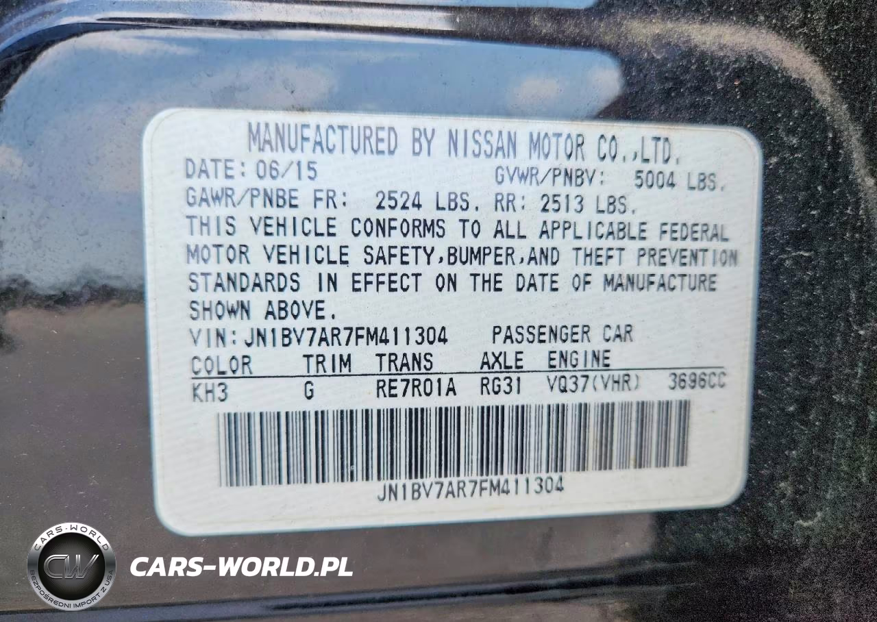2015 Infiniti Q50 Premium VIN:JN1BV7AR7FM411304 - 12