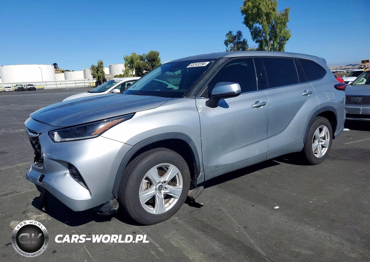 2021 Toyota Highlander Le VIN:5TDZZRAH0MS081249 - 1