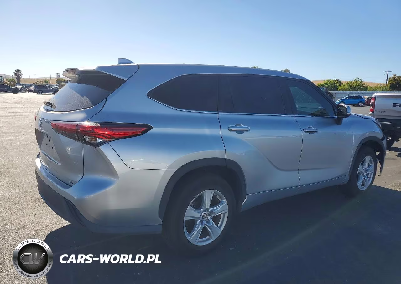 2021 Toyota Highlander Le VIN:5TDZZRAH0MS081249 - 3