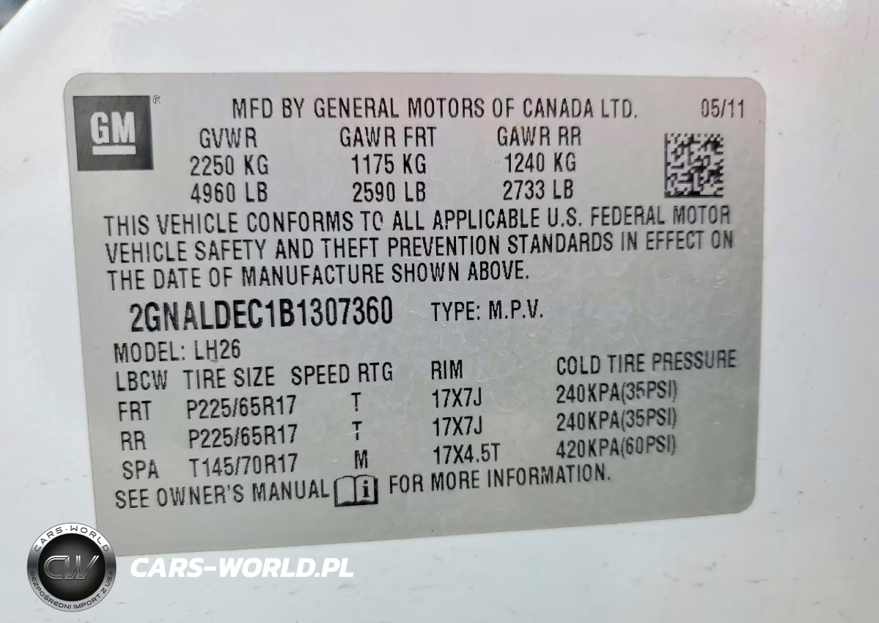 2011 Chevrolet Equinox Lt VIN:2GNALDEC1B1307360 - 13