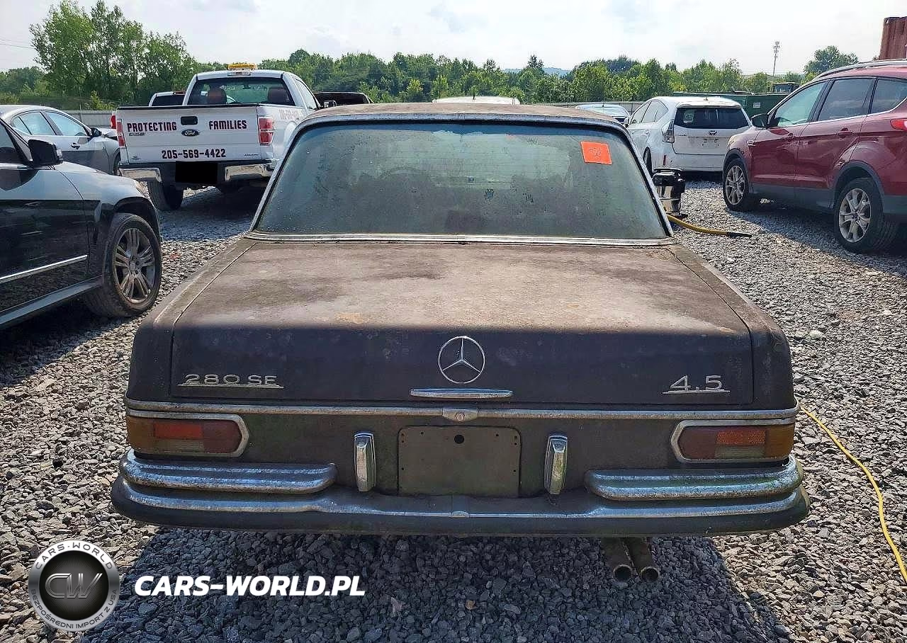 1972 Mercedes-Benz 280 Se VIN:10806712008533 - 6