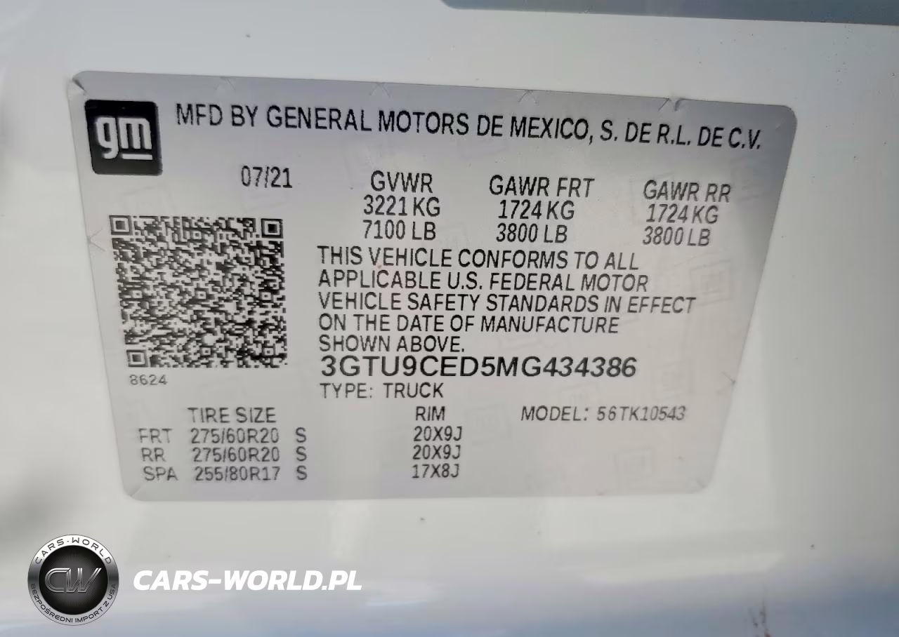 2021 GMC Sierra K1500 Elevation VIN:3GTU9CED5MG434386 - 12