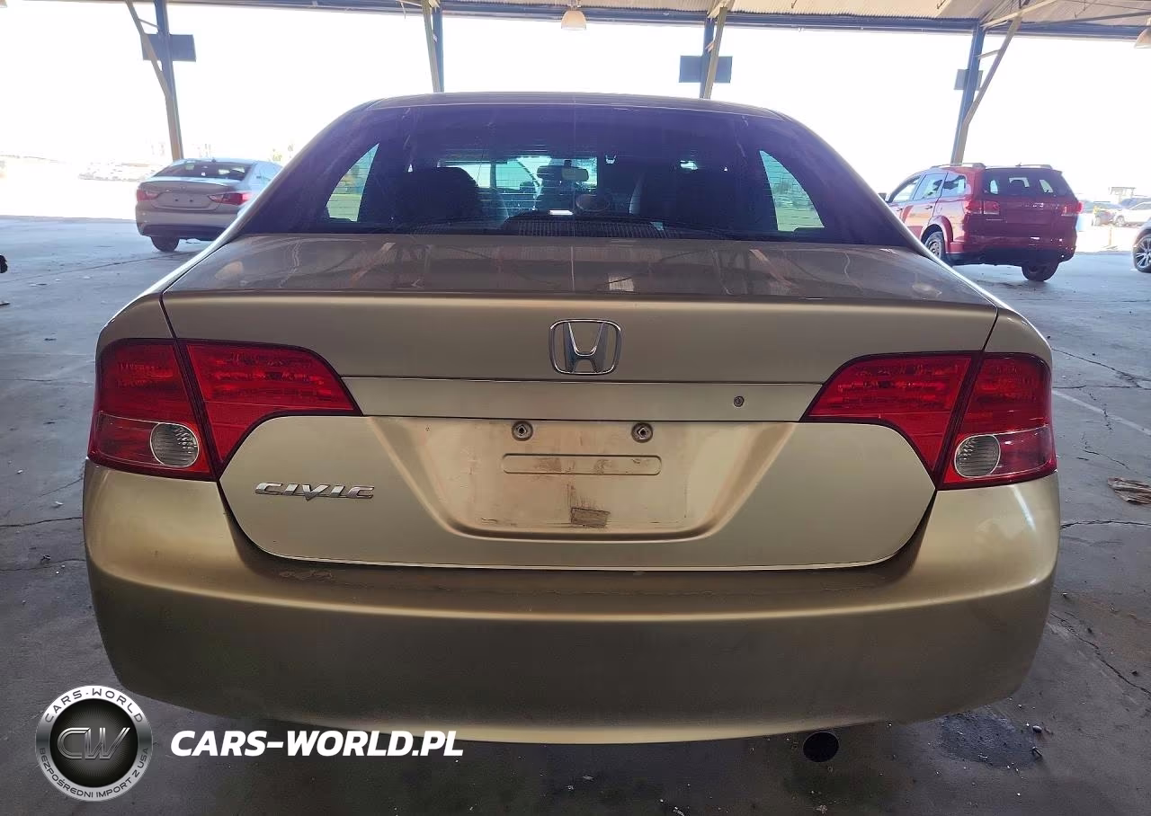 2007 Honda Civic Lx VIN:1HGFA16537L031902 - 6