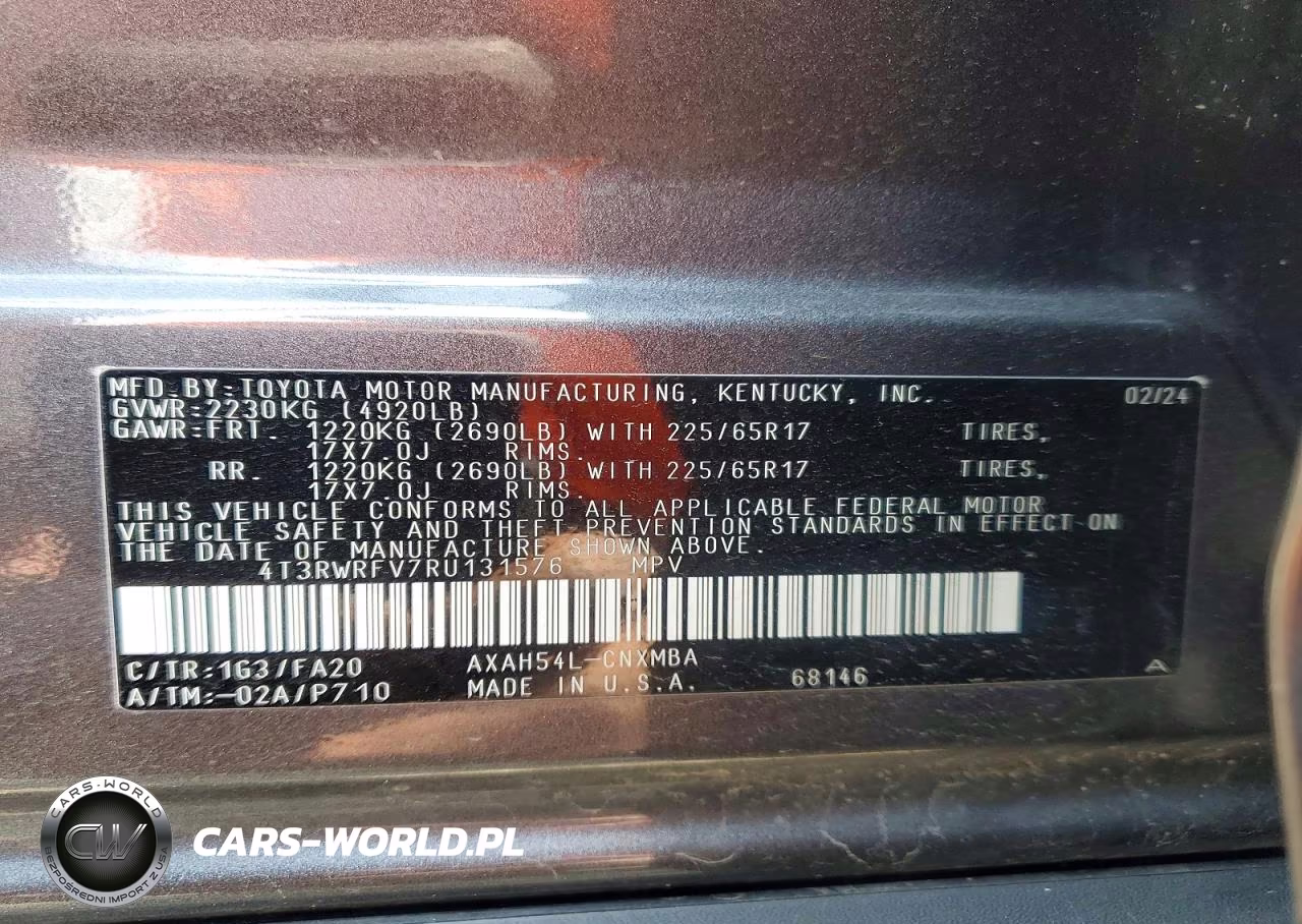 2024 Toyota Rav4 Hybrid Xle VIN:4T3RWRFV7RU131576 - 13