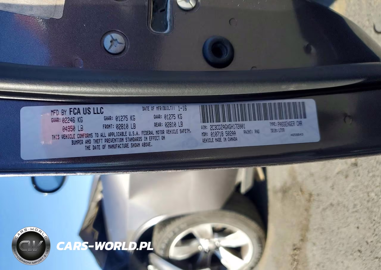 2016 Dodge Challenger Sxt VIN:2C3CDZAGXGH172001 - 13