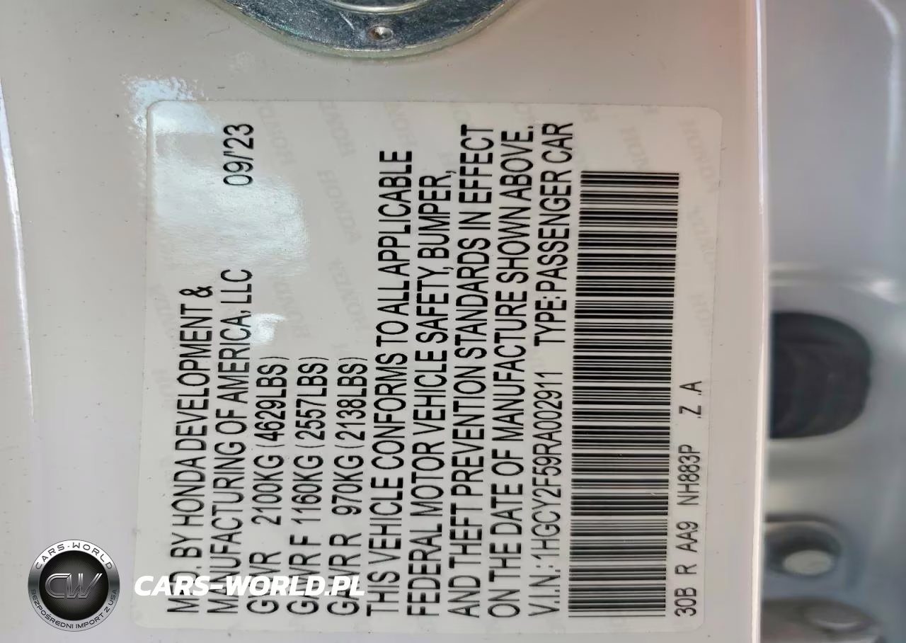 2024 Honda Accord Hybrid Sport VIN:1HGCY2F59RA002911 - 14