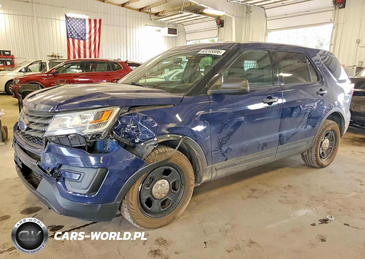 2017 Ford Explorer Police Interceptor VIN:1FM5K8AR1HGA63649 - 1