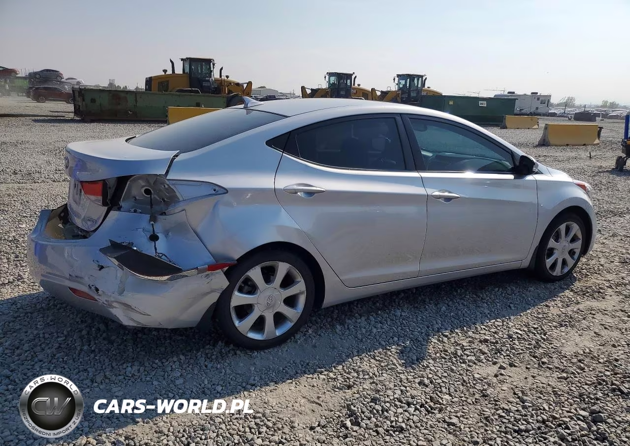 2012 Hyundai Elantra Limited VIN:KMHDH4AE4CU373238 - 3