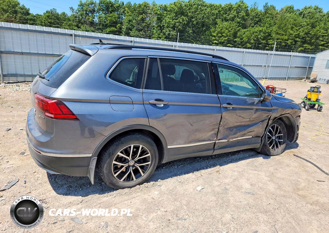 2021 Volkswagen Tiguan Se VIN:3VV2B7AX5MM016674 - 3