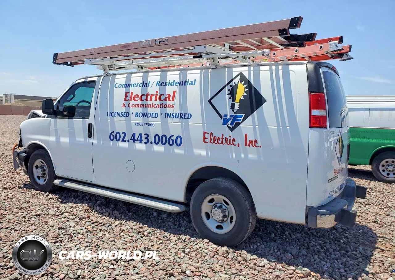 2019 Chevrolet Express G2500 VIN:1GCWGAFG8K1341000 - 2