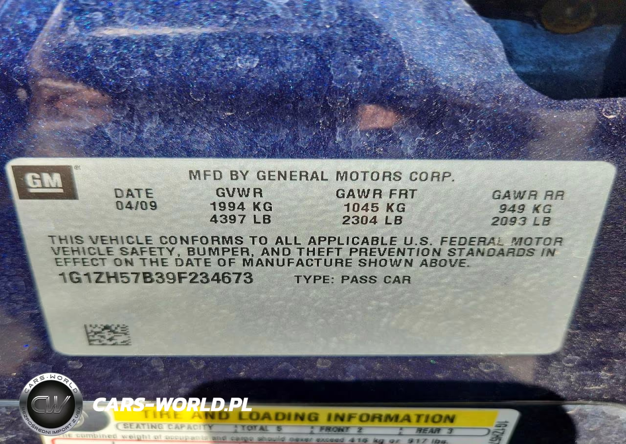 2009 Chevrolet Malibu 1Lt VIN:1G1ZH57B39F234673 - 13