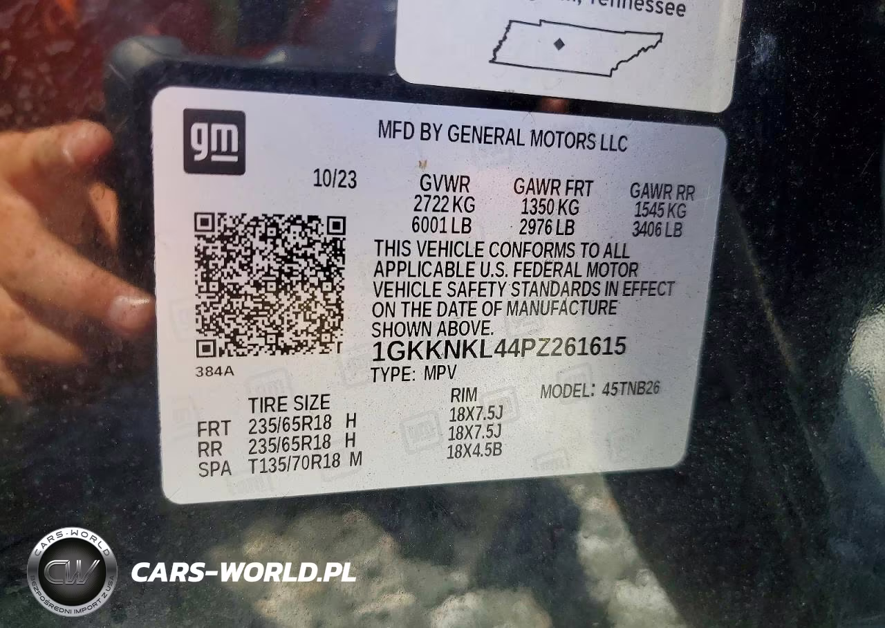 2023 GMC Acadia Sle VIN:1GKKNKL44PZ261615 - 14