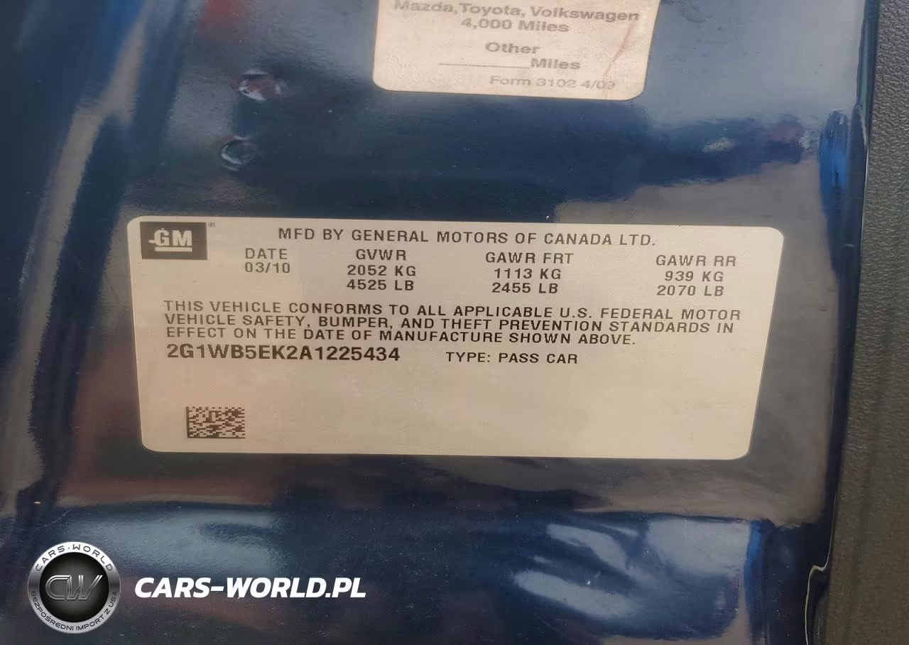 2010 Chevrolet Impala Lt VIN:2G1WB5EK2A1225434 - 12