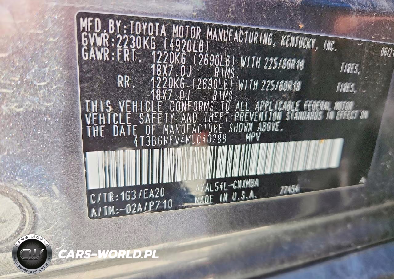 2021 Toyota Rav4 Hybrid Xle Premium VIN:4T3B6RFV4MU040288 - 13