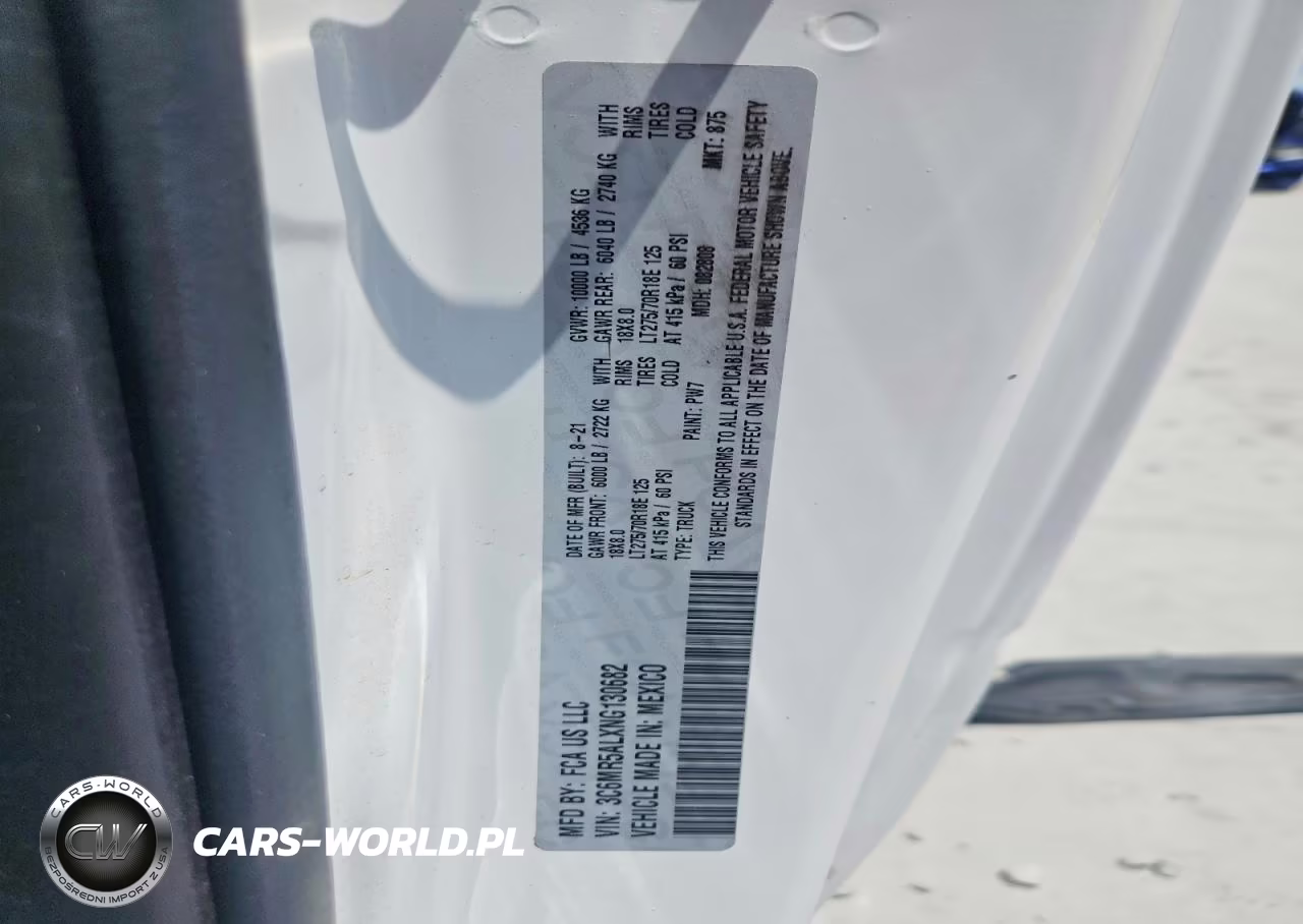 2022 Ram 2500 Tradesman VIN:3C6MR5ALXNG130682 - 13