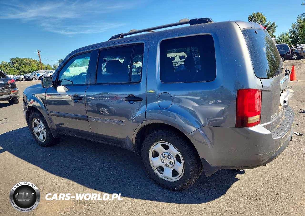 2013 Honda Pilot Lx VIN:5FNYF4H22DB002452 - 2