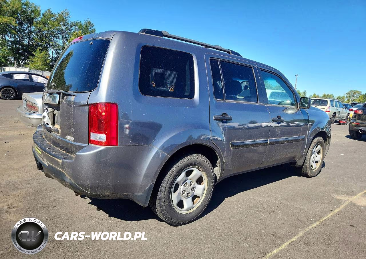 2013 Honda Pilot Lx VIN:5FNYF4H22DB002452 - 3