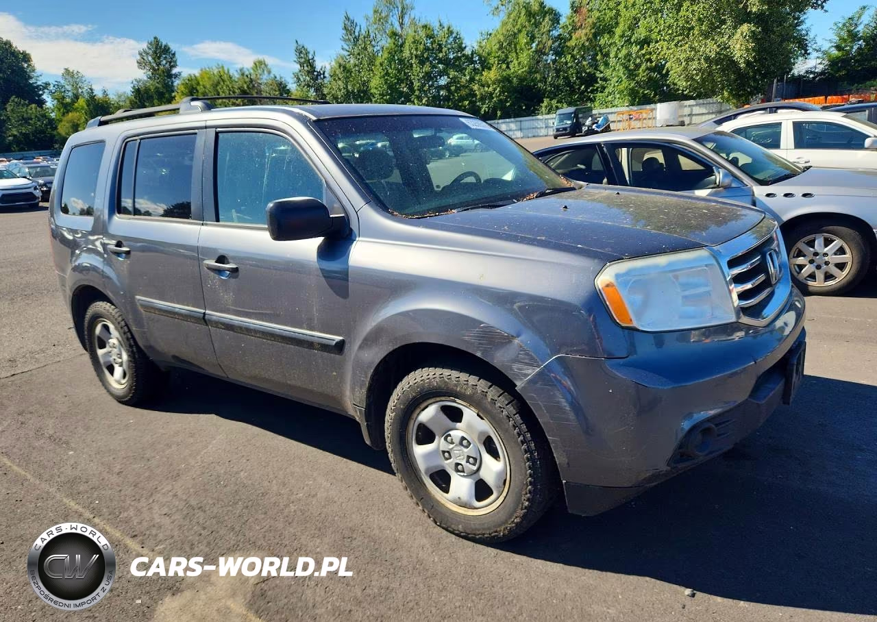 2013 Honda Pilot Lx VIN:5FNYF4H22DB002452 - 4