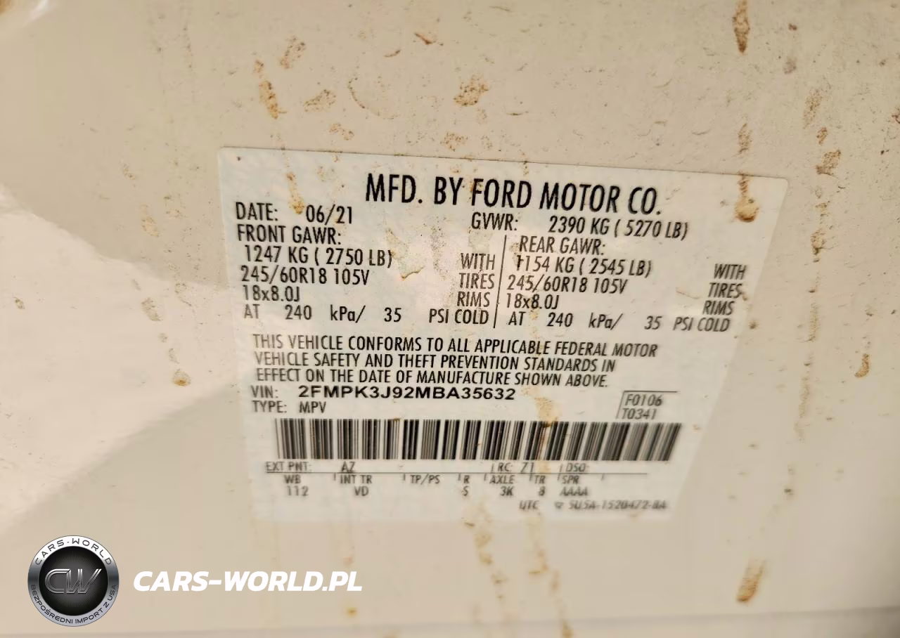 2021 Ford Edge Sel VIN:2FMPK3J92MBA35632 - 13