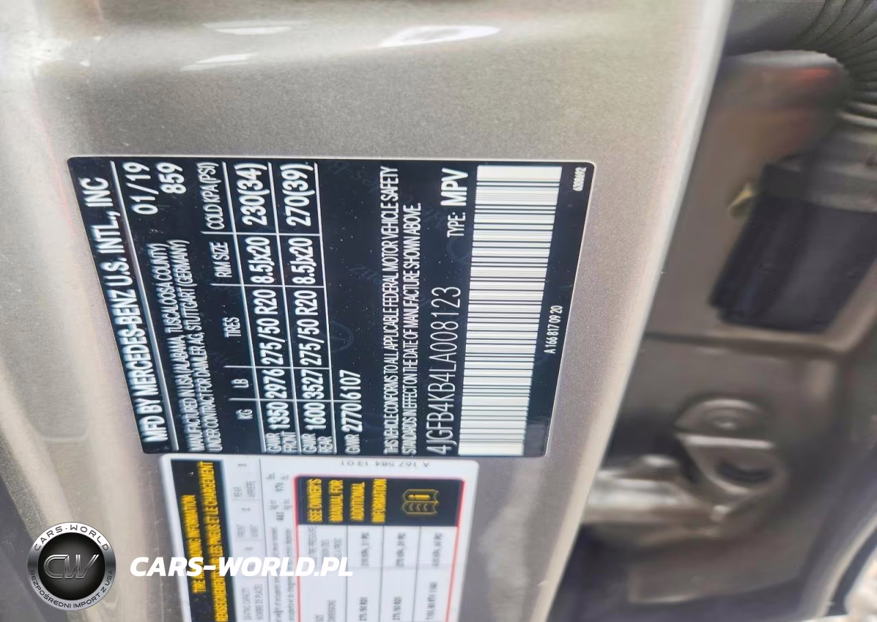 2020 Mercedes-Benz Gle 350 4Matic VIN:4JGFB4KB4LA008123 - 13