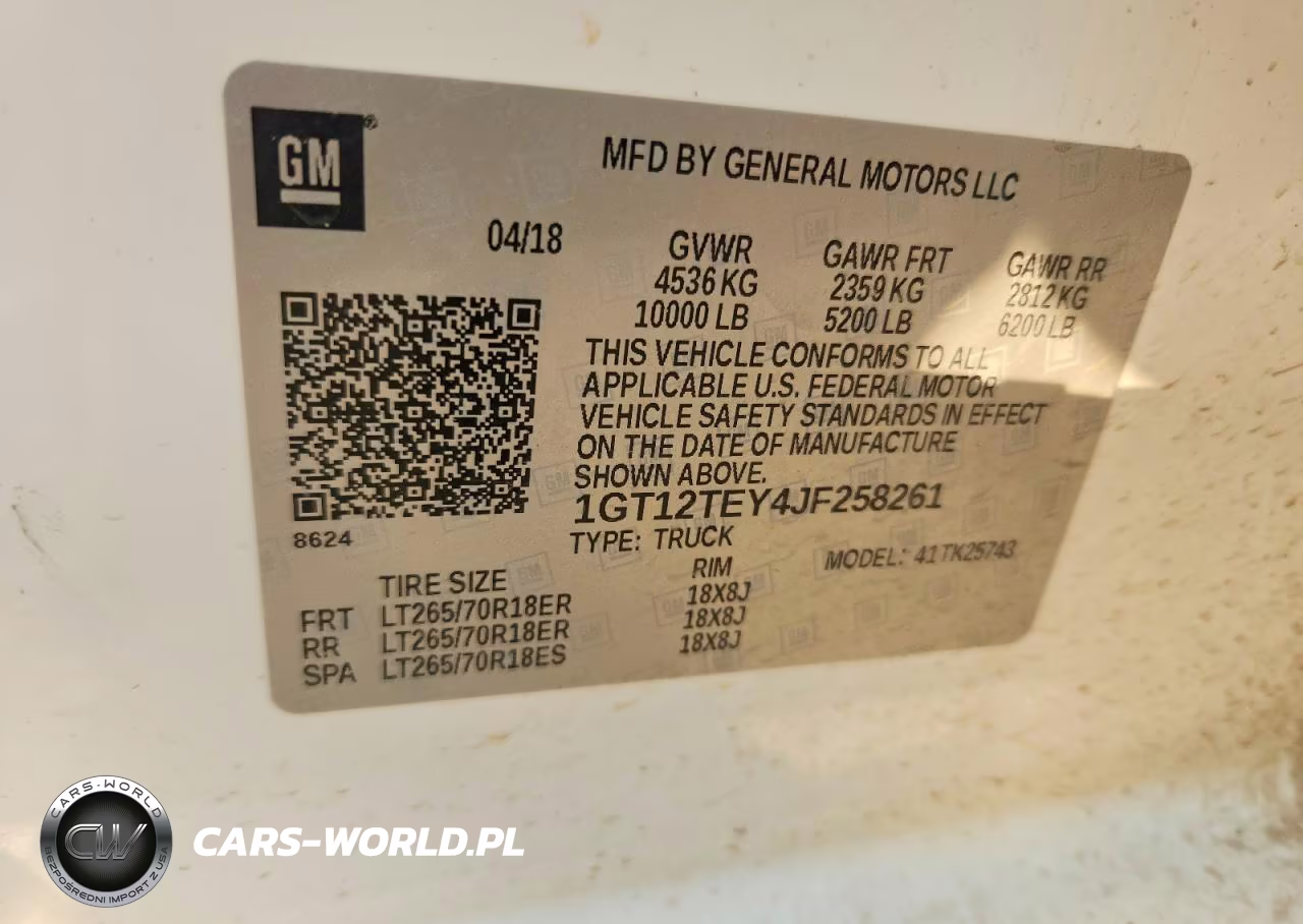 2018 GMC Sierra K2500 Slt VIN:1GT12TEY4JF258261 - 12