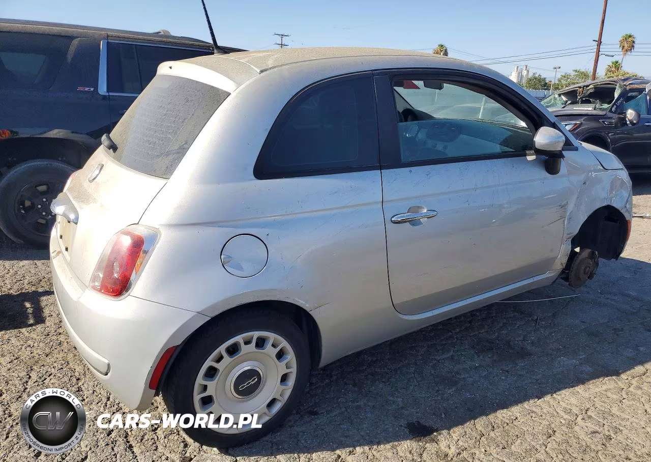 2012 Fiat 500 Pop VIN:3C3CFFAR7CT380235 - 3