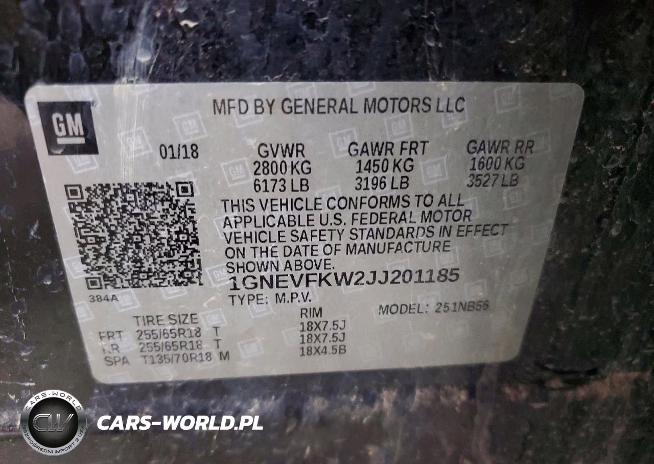 2018 Chevrolet Traverse Ls VIN:1GNEVFKW2JJ201185 - 13