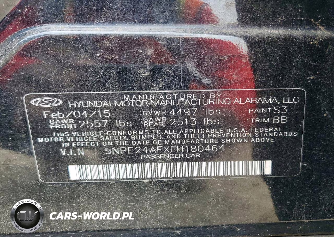 2015 Hyundai Sonata Se VIN:5NPE24AFXFH180464 - 12