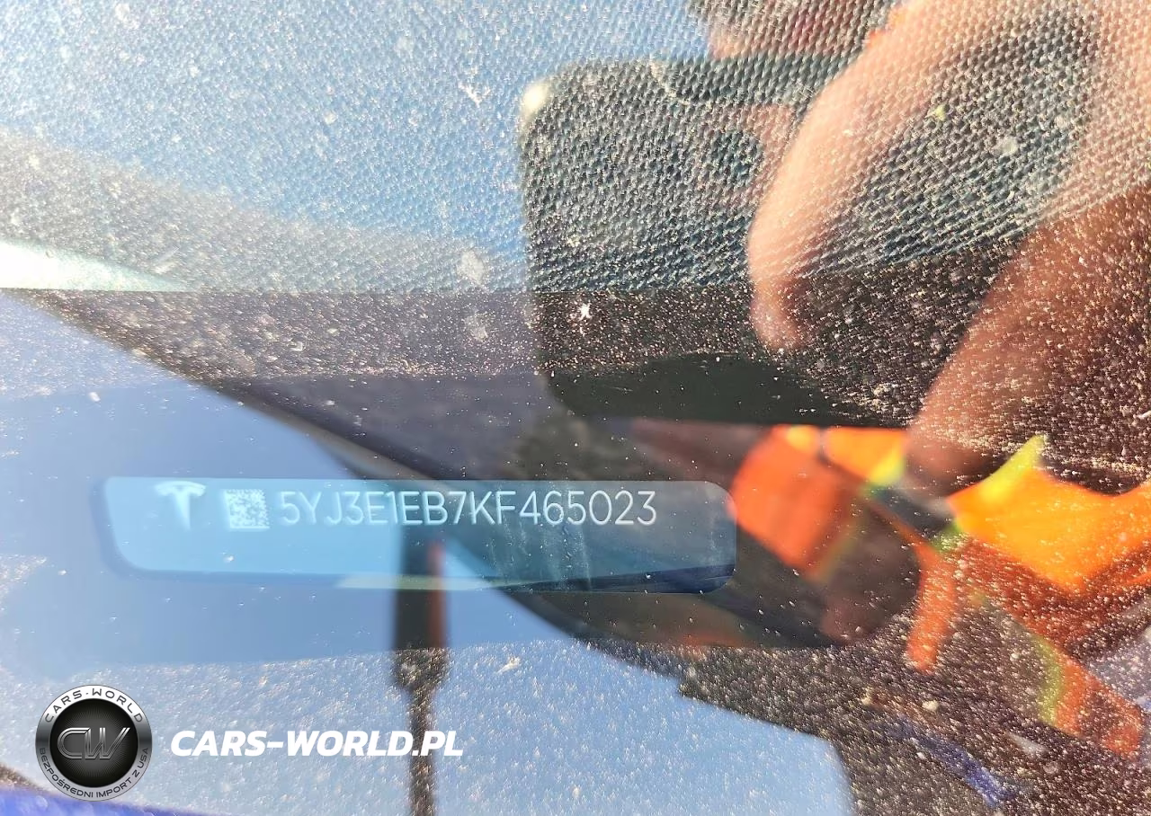 2019 Tesla Model 3 VIN:5YJ3E1EB7KF465023 - 12