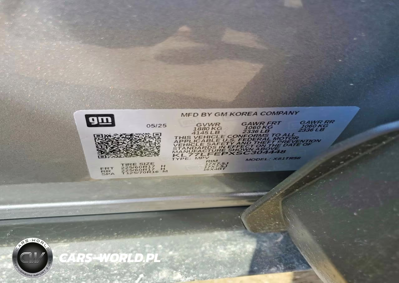 2025 Chevrolet Trax Ls VIN:KL77LFEPXSC304448 - 13