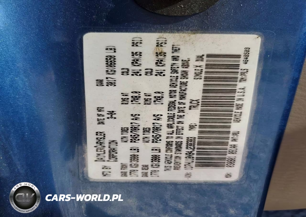 2004 Dodge Ram 1500 St VIN:1D7HU18N94J238383 - 12
