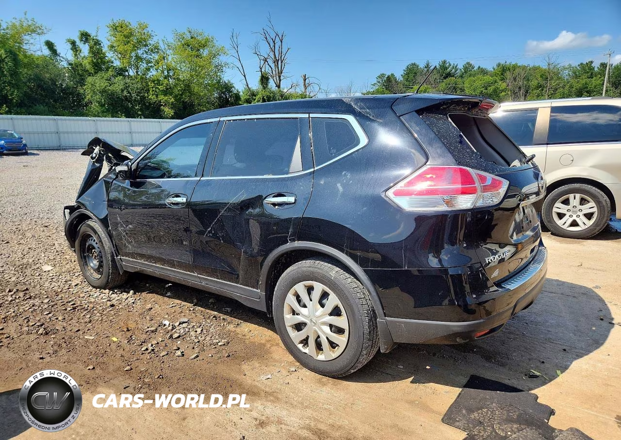 2015 Nissan Rogue S VIN:KNMAT2MV9FP538273 - 2
