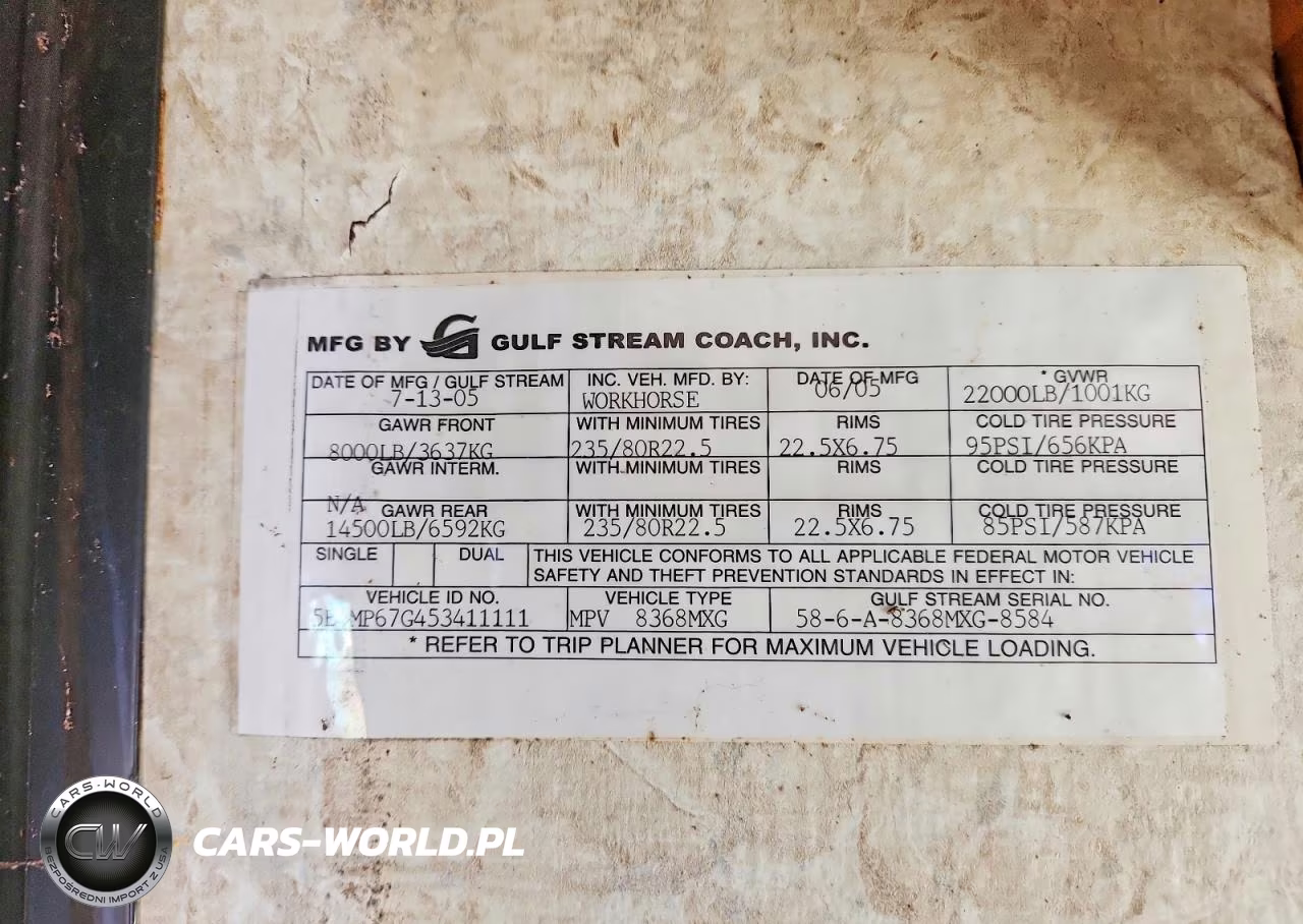 2005 Gulf Stream Rv VIN:5B4MP67G453411111 - 10