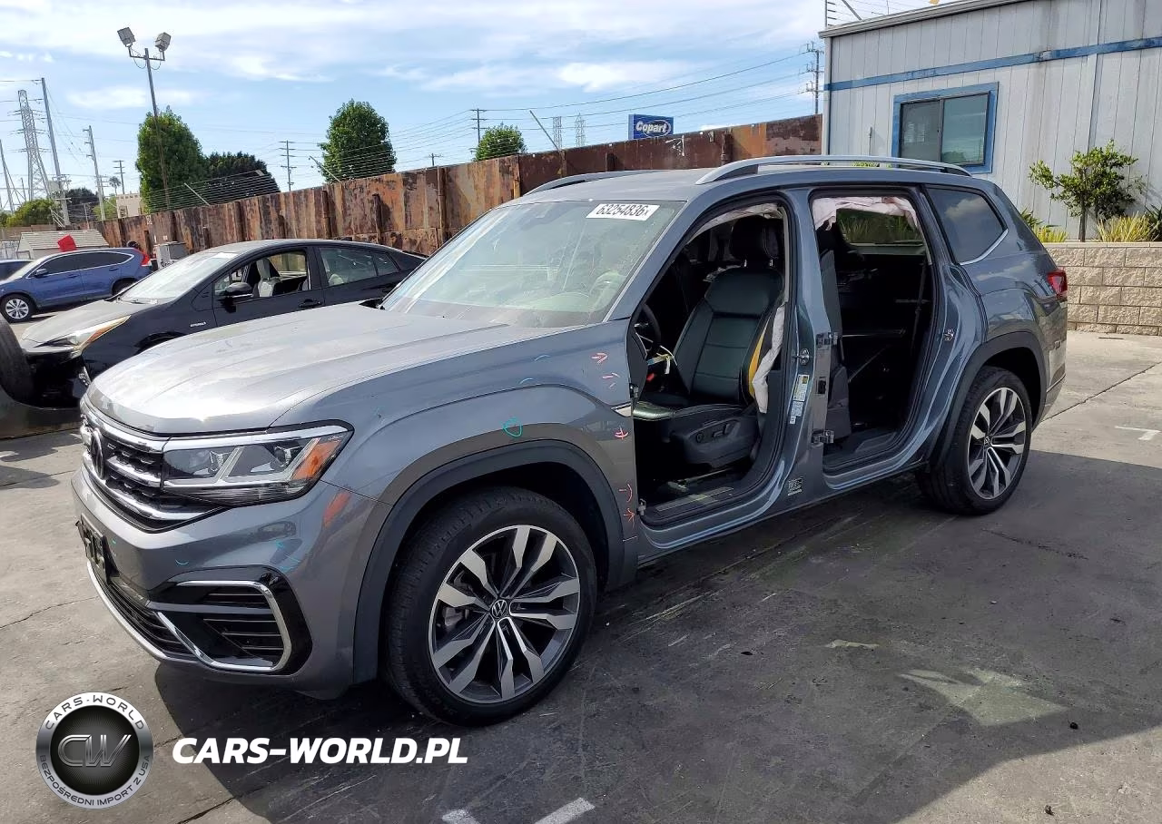 2021 Volkswagen Atlas Sel R-Line VIN:1V2SR2CA7MC601164 - 1