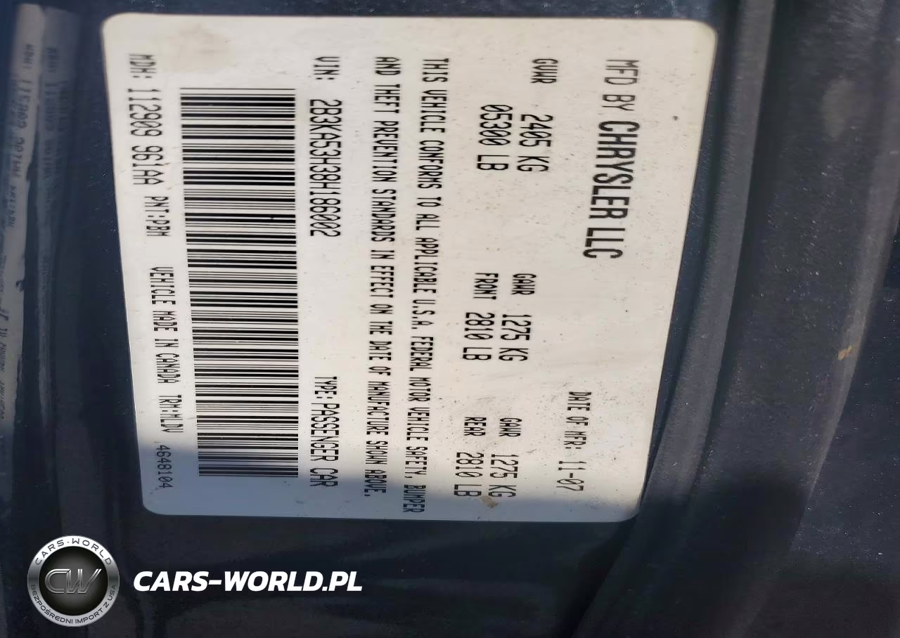 2008 Dodge Charger R-T VIN:2B3KA53H38H186002 - 12