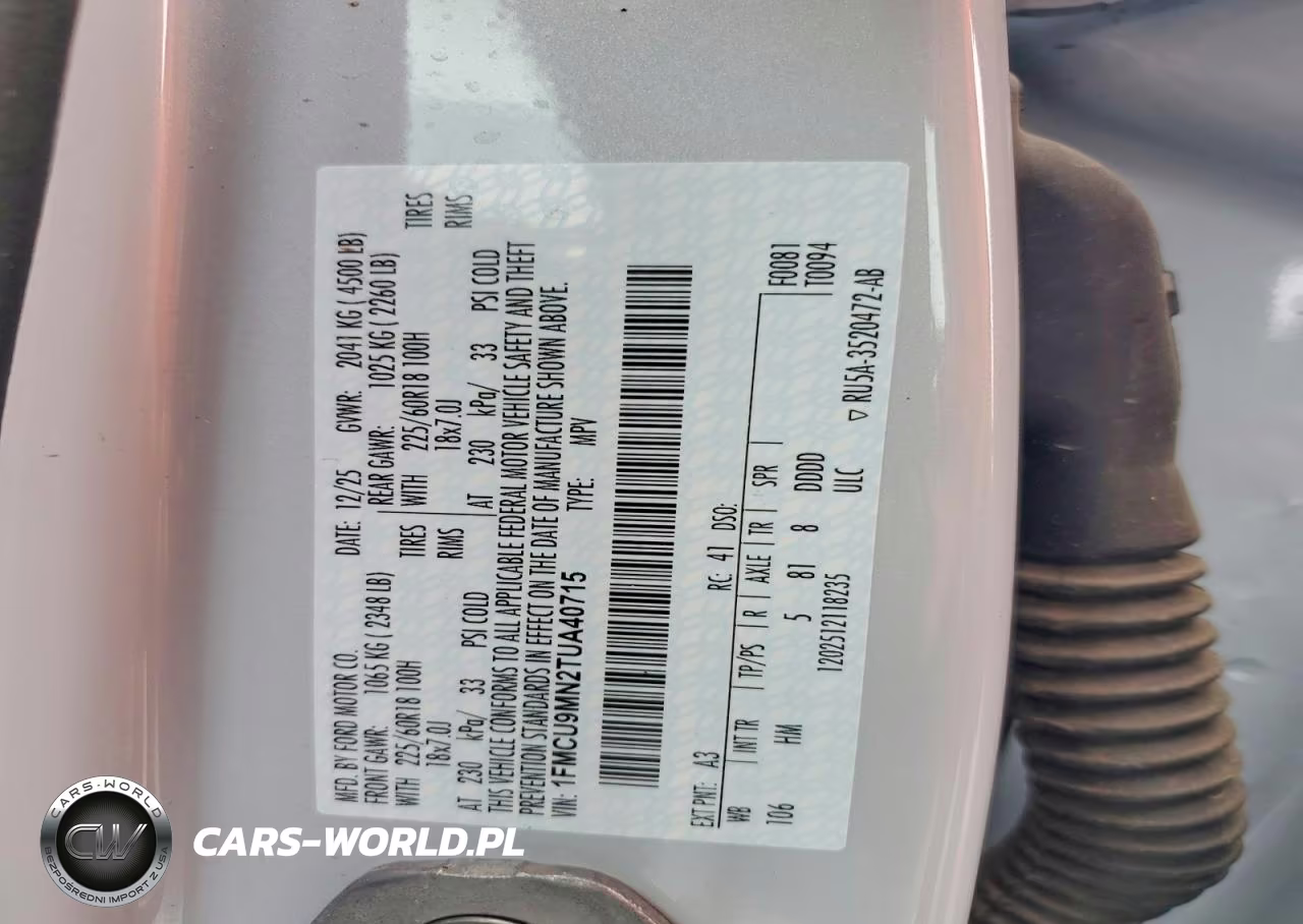2026 Ford Escape St Line VIN:1FMCU9MN2TUA40715 - 13