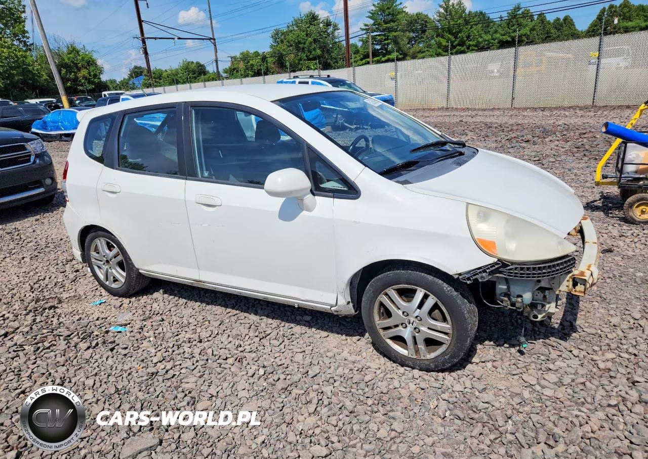2007 Honda Fit S VIN:JHMGD38627S017148 - 4