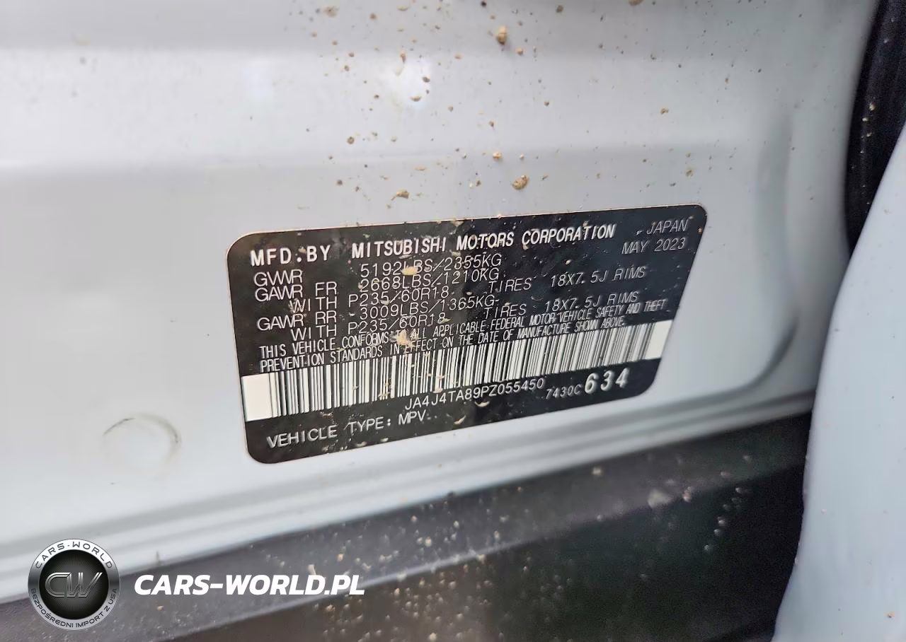 2023 Mitsubishi Outlander Es VIN:JA4J4TA89PZ055450 - 13
