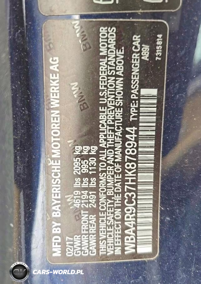 2017 BMW 430Xi VIN:WBA4R9C37HK878944 - 10