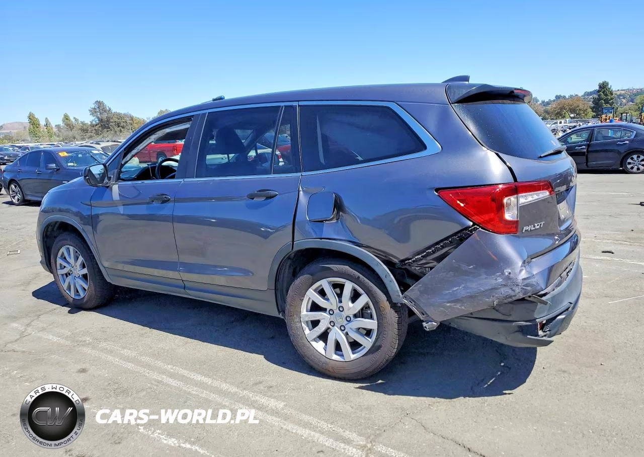 2020 Honda Pilot Lx VIN:5FNYF5H19LB017560 - 2