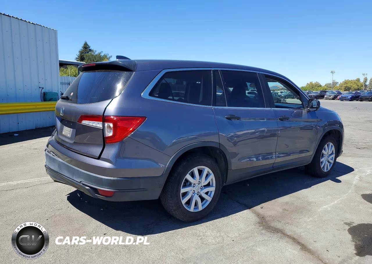 2020 Honda Pilot Lx VIN:5FNYF5H19LB017560 - 3